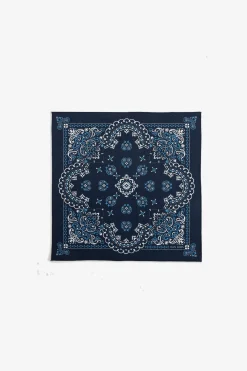 Avion blue cashmere design pocket square