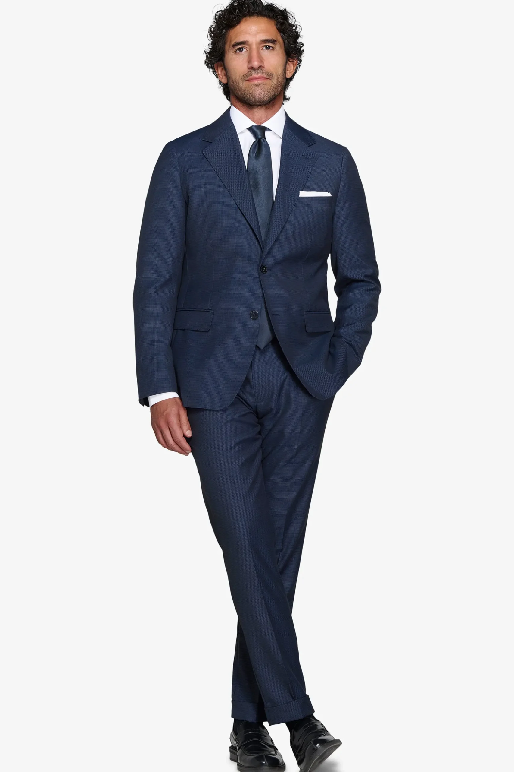 Avion blue Pied de Poule blazer