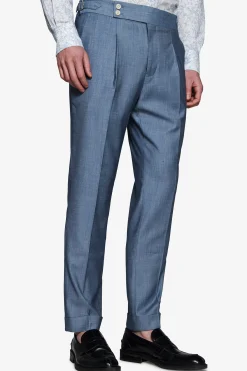 Avion denim effect trousers