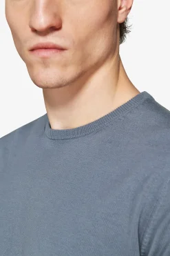 Avion knit cotton basic t-shirt