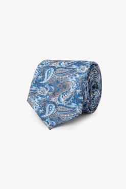 Avion macro cashmere pattern tie