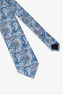 Avion macro cashmere pattern tie