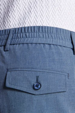 Avion melange canvas drawstring pants