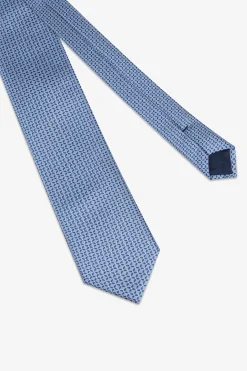 Avion micro-pattern print tie