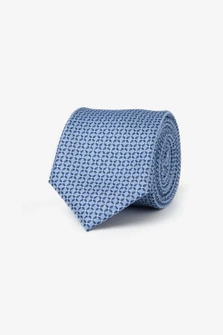 Avion micro-pattern print tie