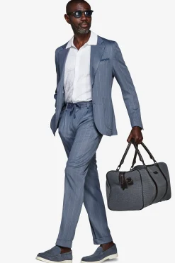 Avion pinstripe jersey blazer