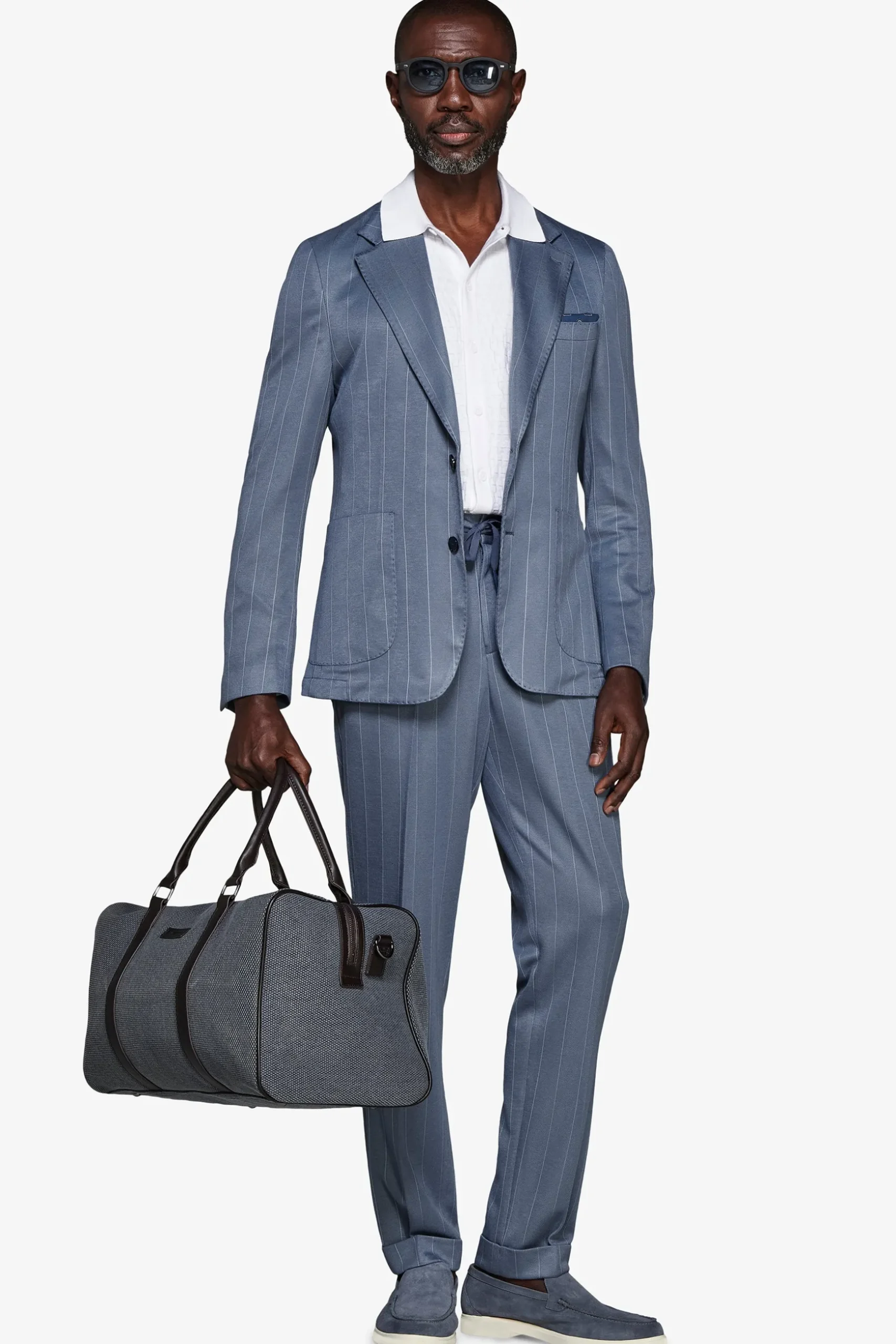 Avion pinstripe jersey blazer