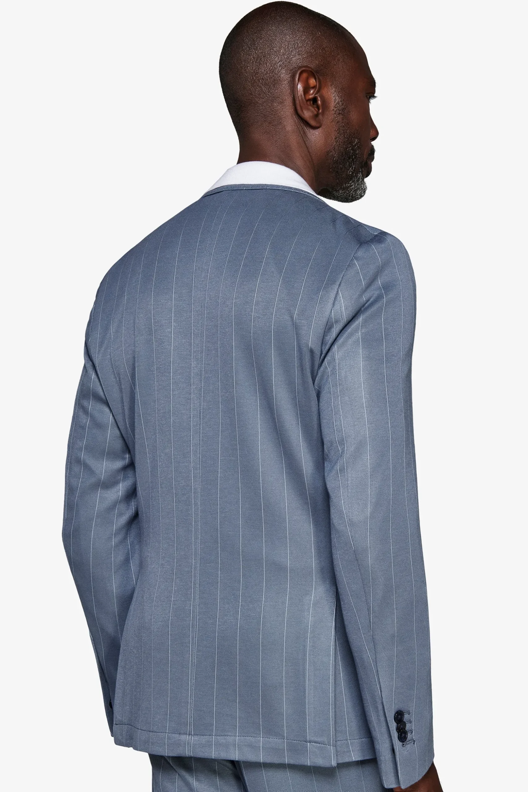 Avion pinstripe jersey blazer