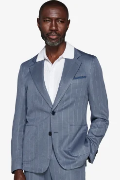 Avion pinstripe jersey blazer