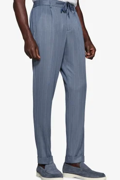 Avion pinstripe jersey trousers