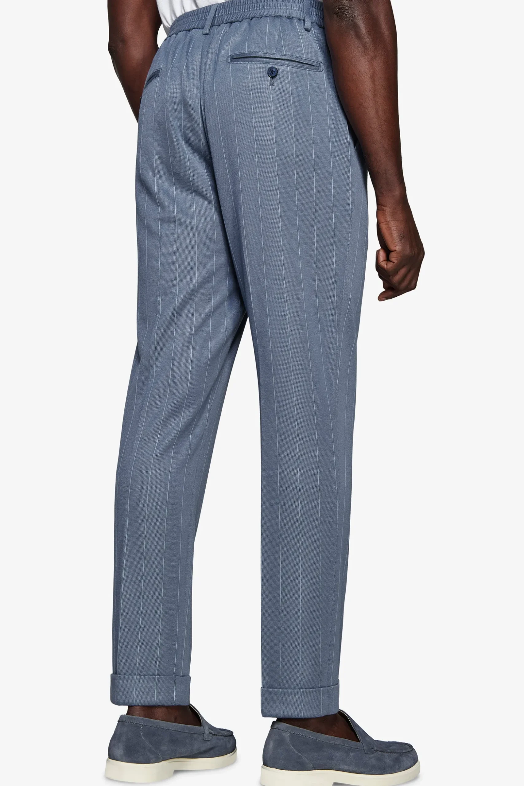 Avion pinstripe jersey trousers