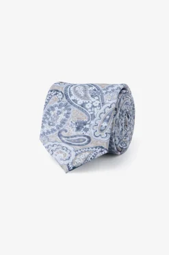 Beige cashmere design tie