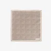 Beige melange pocket square