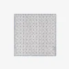 Beige micro circles pocket square