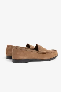 Beige Penny moccasins