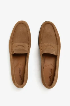 Beige Penny moccasins