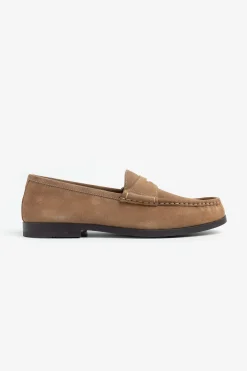 Beige Penny moccasins