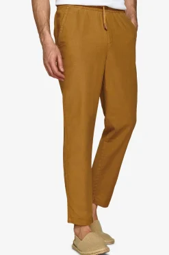 Biscuit textured trousers