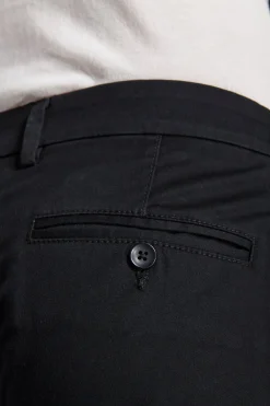 Black chino pants