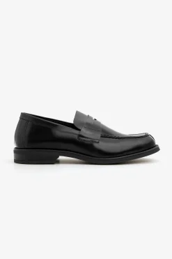 Black college loafers