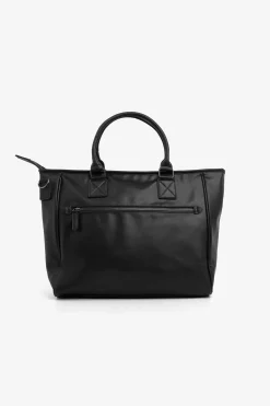 Black double handle bag