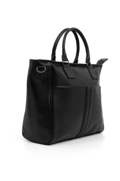 Black double handle bag