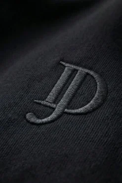 Black full zip fleece bomber jacket