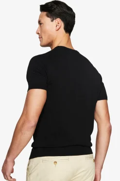 Black knit t-shirt