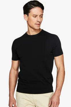 Black knit t-shirt