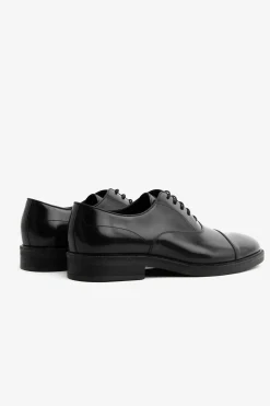 Black lace-up shoes