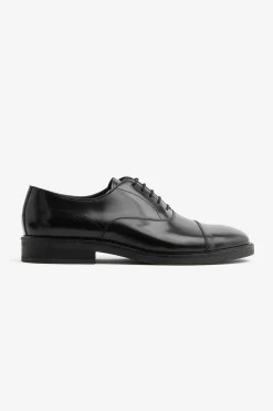 Black lace-up shoes