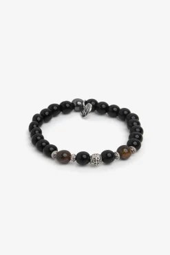 Black medium pearls bracelet