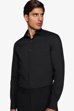 Black stretch shirt