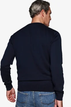 Blue crewneck sweater
