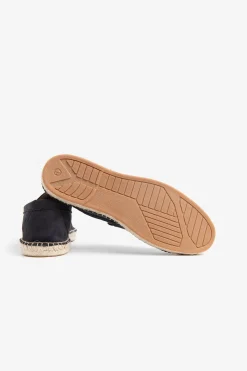 Blue ecosuede loafers