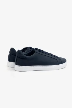 Blue ecosuede sneakers