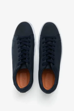 Blue ecosuede sneakers