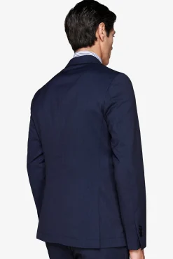 Blue Herringbone blazer