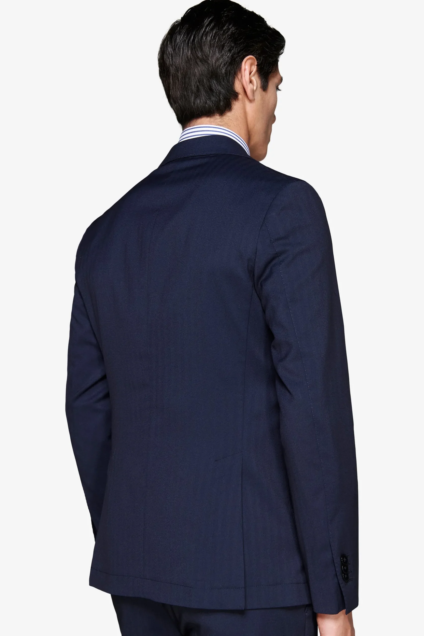 Blue Herringbone blazer