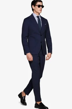 Blue Herringbone blazer