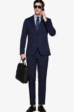 Blue Herringbone blazer