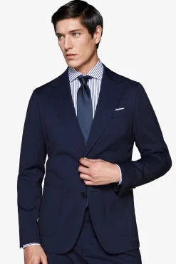 Blue Herringbone blazer
