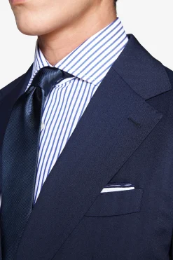 Blue Herringbone blazer
