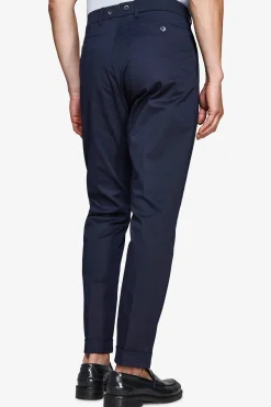 Blue Herringbone trousers