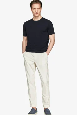 Blue knit t-shirt