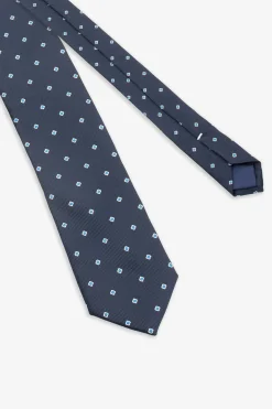 Blue micro diamond tie