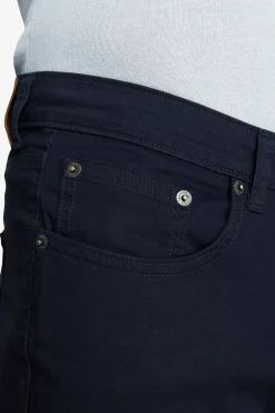 Blue 5 pockets gabardine trousers