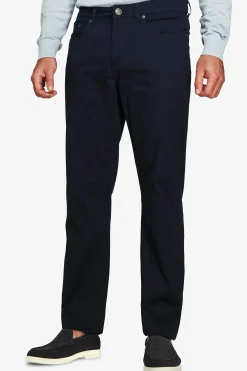Blue 5 pockets gabardine trousers
