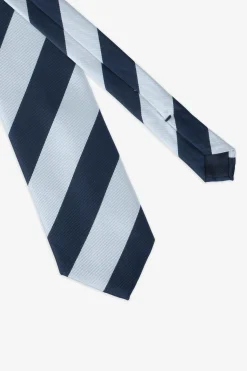 Blue regimental tie