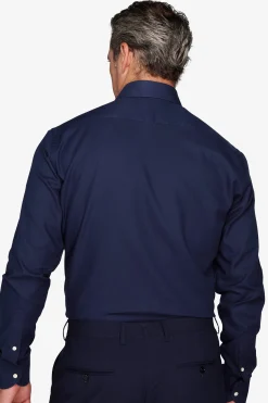 Blue slim Oxford shirt